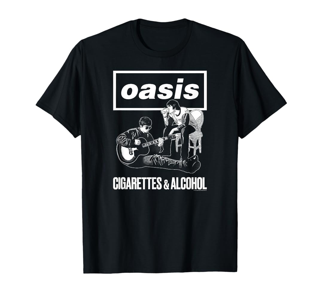 OASIS Cigarettes and Alcohol TシャツM　新品未開封 Amazon | Oasis – Cigarettes And Alcohol Tシャツ | Tシャツ